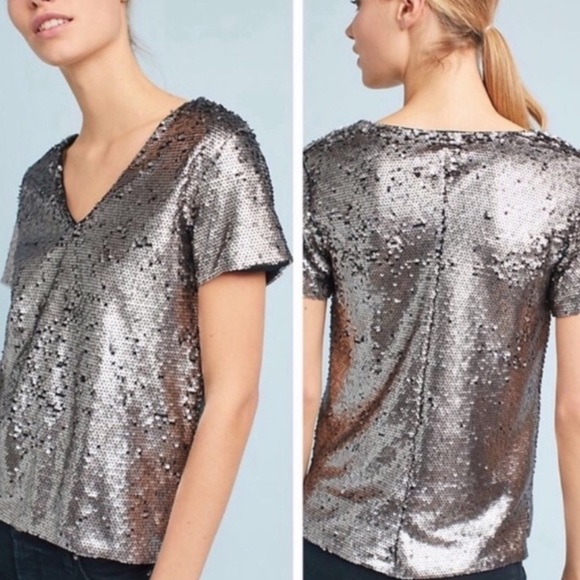 Anthropologie Tops - Vanessa & Virginia sequined top